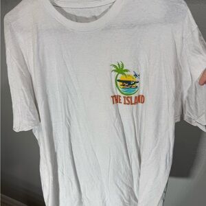 The Island White Short Sleeve Tee